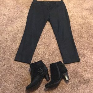 The Limited Black Ankle Cropped Dress Pant Size 6R